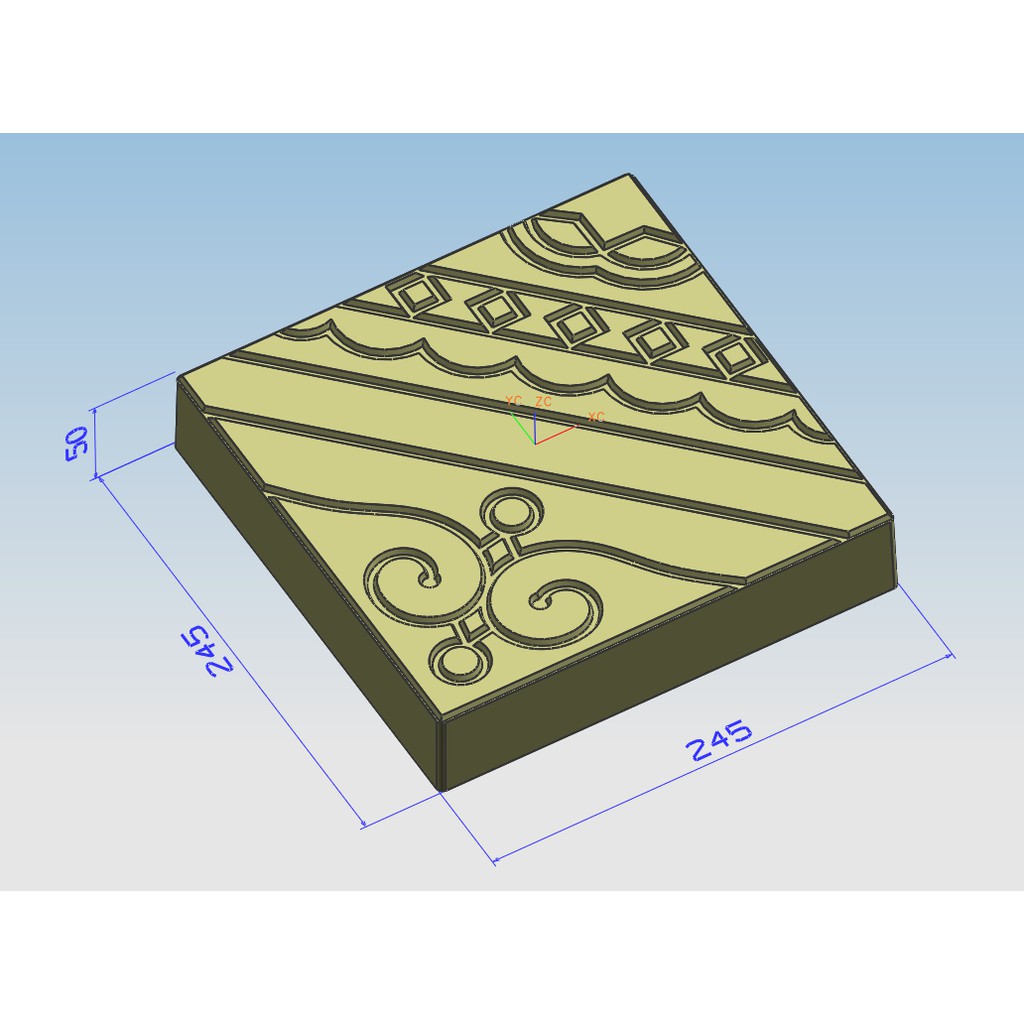 Khuôn Gạch bê Tông Vĩa hè