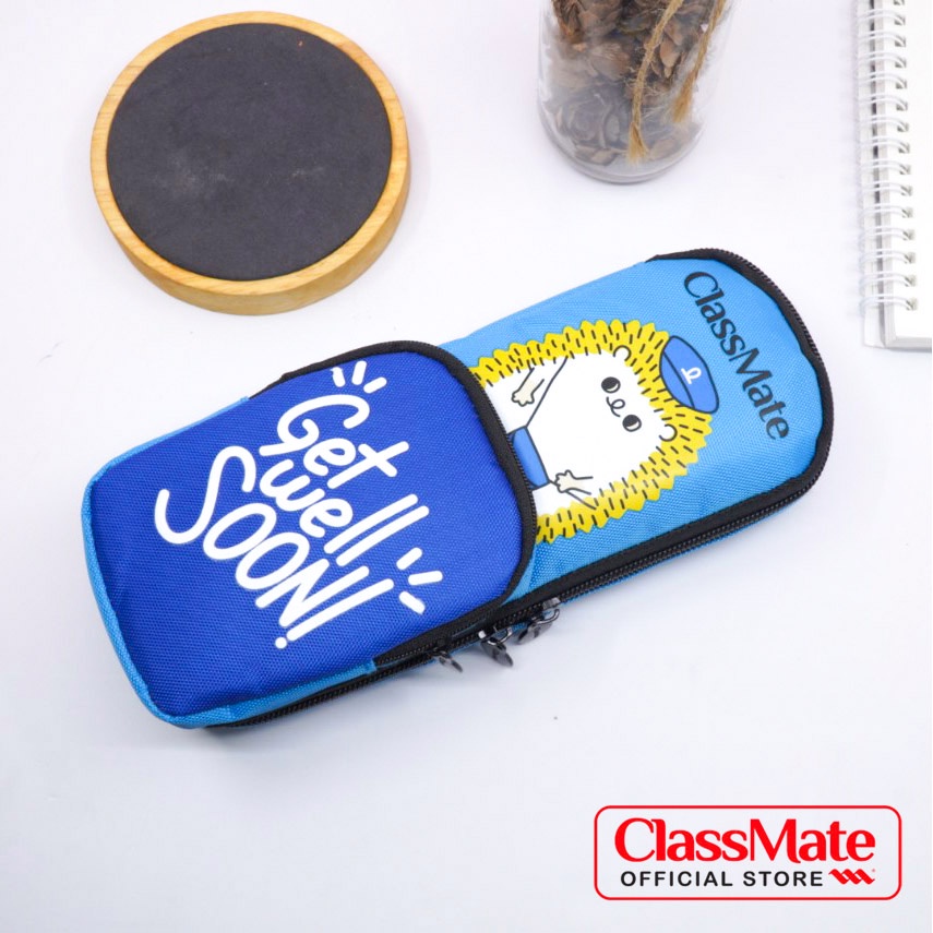 Túi Bút To CLASSMATE Get Well Soon 21cm Chất Liệu Vải Dù An Toàn CL-22102
