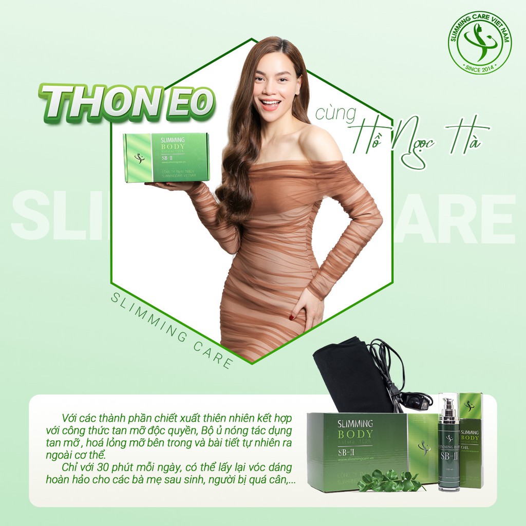 Bộ Ủ Nóng Tan Mỡ Slimming Body 2, Đai Nịt Quấn Nóng Thải Mỡ Thừa, Thon Gọn Eo SB-II Lấy Lại Vóc Dáng Đai Nóng Cải Tiến