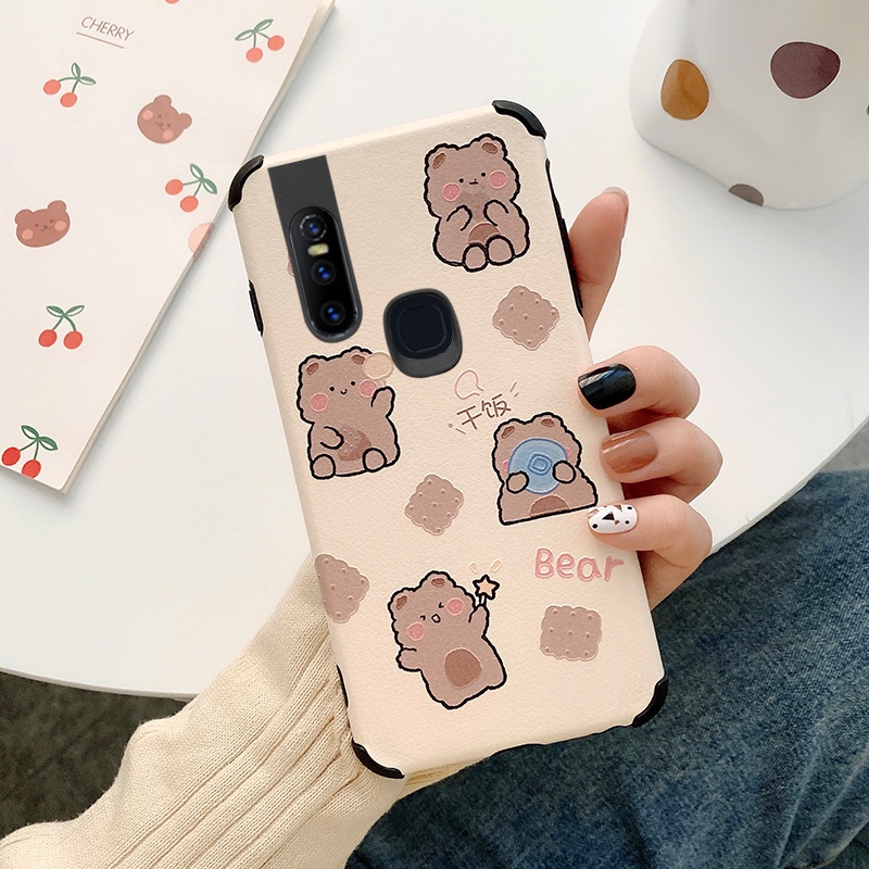 Ready stock VIVO V15 S1 shookproof  Anti-fouling lovely cartoon Lamb Skin Phone case