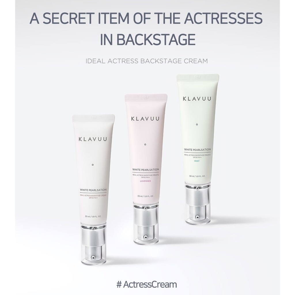 [Hàng mới về] Kem dưỡng trắng da chống nắng SPF30 PA++ ánh ngọc trai KLAVUU 3 màu tùy chọn | BigBuy360 - bigbuy360.vn