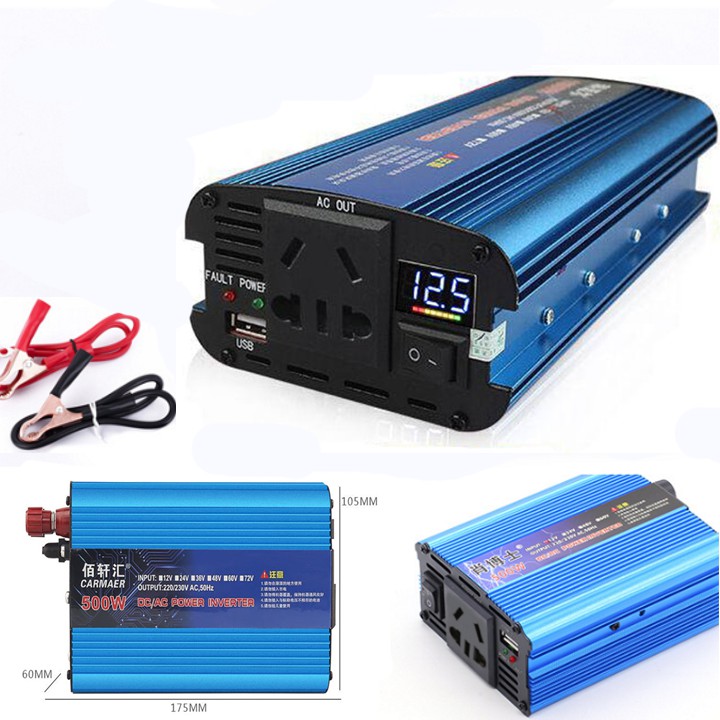 Bộ đổi nguồn 500W Inveter