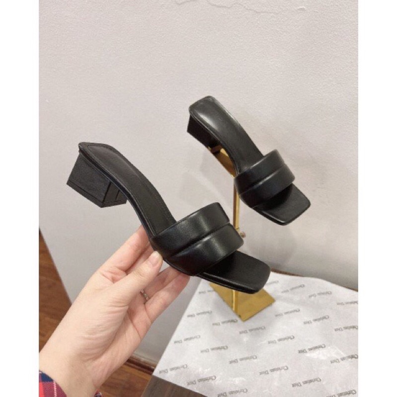 BÁN SỈ DÉP CAO GÓT NỮ QUAI BẢN PHỒNG GÓT VUÔNG 4p DỄ ĐI