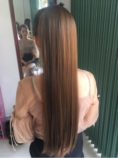 Tóc cột bấm thẳng dài