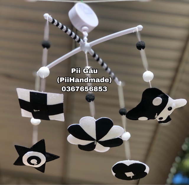 TREO NÔI TRÂU ĐEN CHO BÉ SƠ SINH ẢNH THẬT