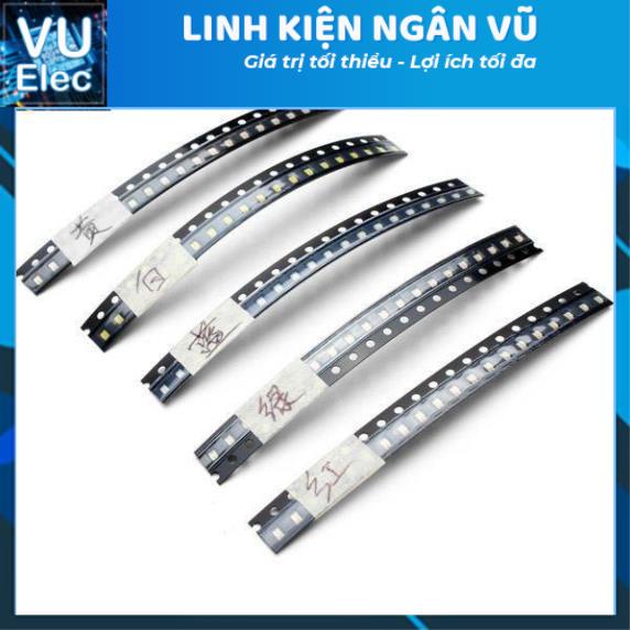 Led Dán 0603 Màu Đỏ, Xanh Lá, Xanh Dương (10 Con)