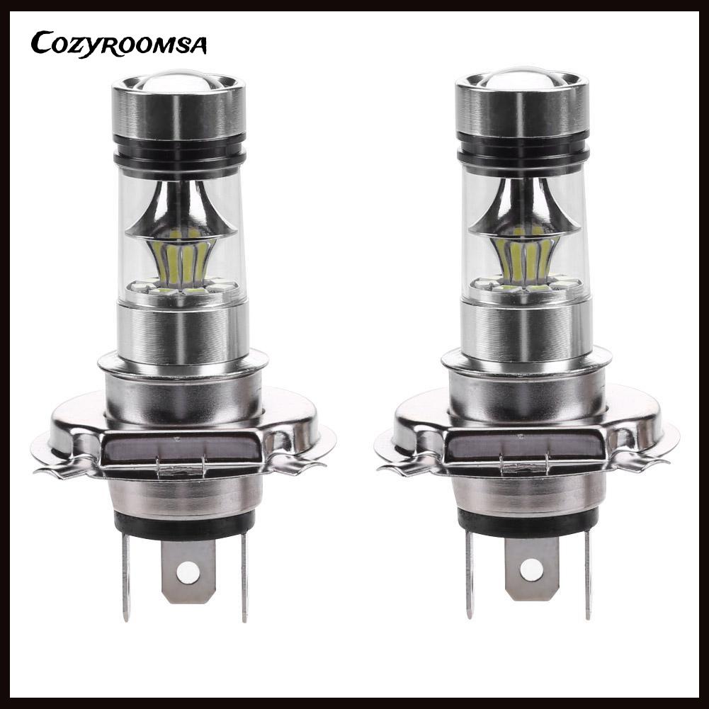 Set 2 đèn LED H4 100W 2828 20SMD công suất cao