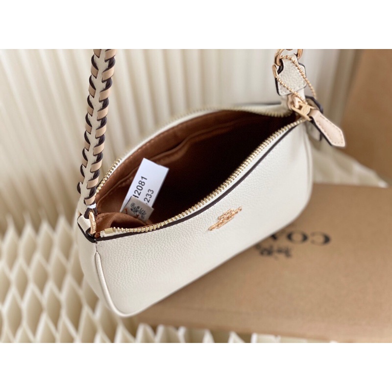 Túi kẹp nách thời trang cho nữ thương hiệu Coach da thật cao cấp