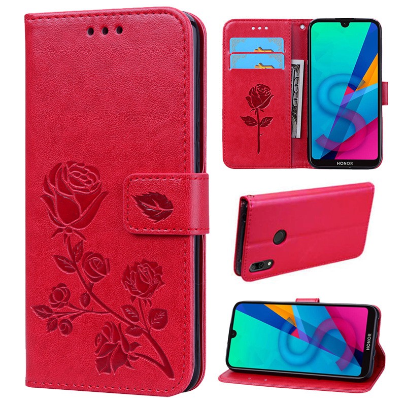 Bao Da Pu + Tpu Dẻo Kiểu Ví Nắp Gập Từ Tính Họa Tiết Hoa Kèm Giá Đỡ Cho Ulefone Note 9p 8 8p 7p 7 7t S11