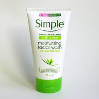 Sữa rửa mặt Simple Kind To Skin Moisturising Facial Wash 150ml