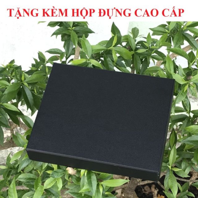 Ví Da Nam 𝑭𝑹𝑬𝑬𝑺𝑯𝑰𝑷 Bóp Da Nam -  Hàng Cao Cấp VNXK - Vân Cá Sấu, Da Thật, BH 2 Năm, FullBox, 3 Lớp Lót Da