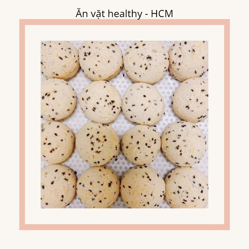 Bánh mì mè Hàn Quốc hộp 10 cái mini mềm dai dai ngọt thanh đồ ăn vặt healthy HCM