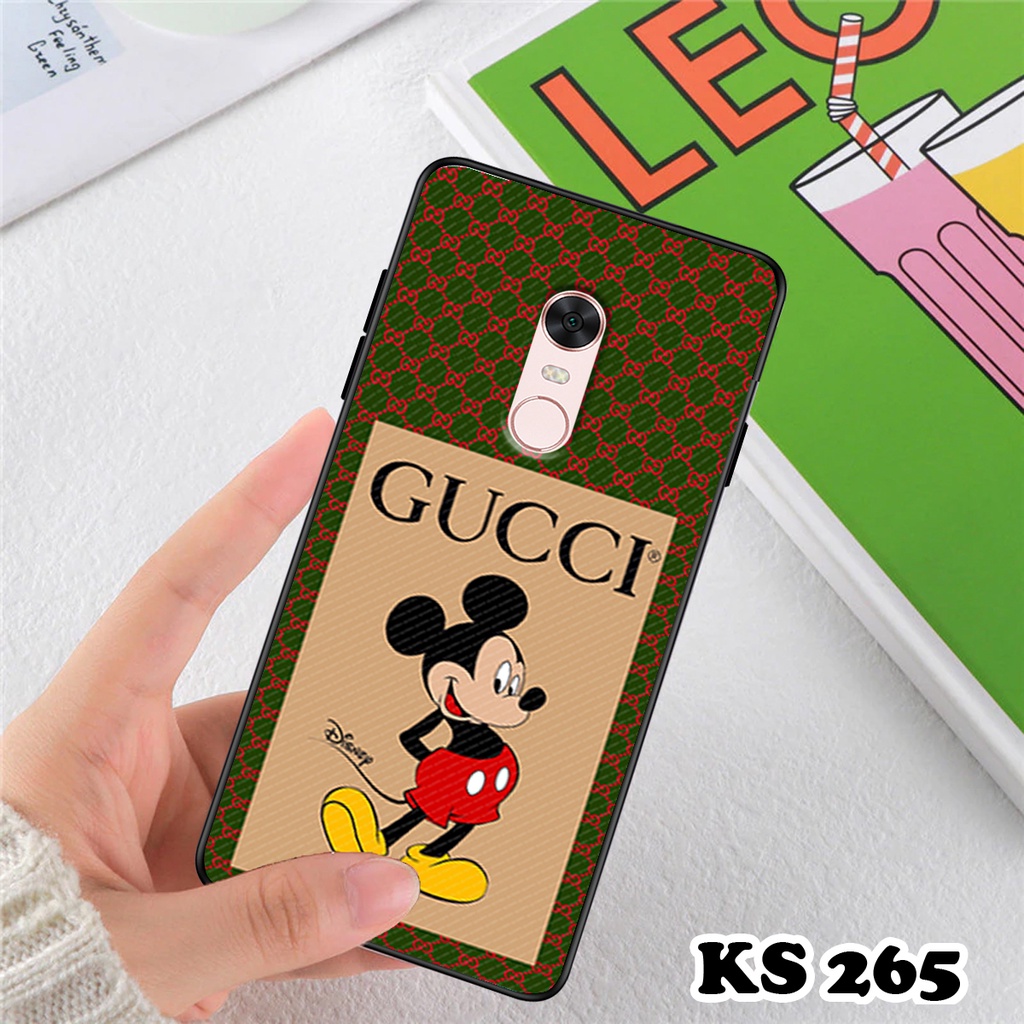 Ốp lưng Xiaomi Redmi 5 - Redmi 5A - Redmi 5X - Redmi 5 Plus - Ốp in hình GÜÇÇÏ - lưng nhám viền TPU cao cấp