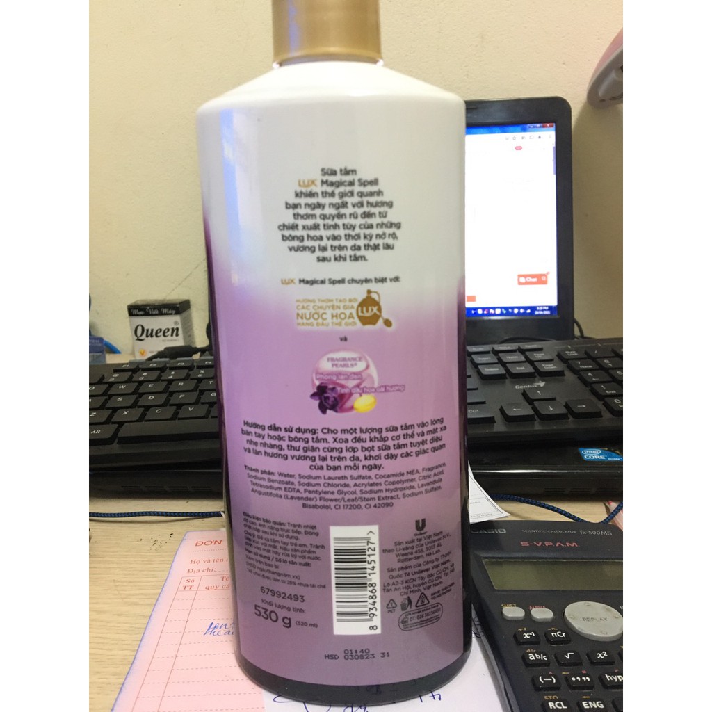 Sữa tắm Lux Thái lan Magical Orchid QUYẾN RŨ NỒNG NÀN 500ml màu tím | BigBuy360 - bigbuy360.vn