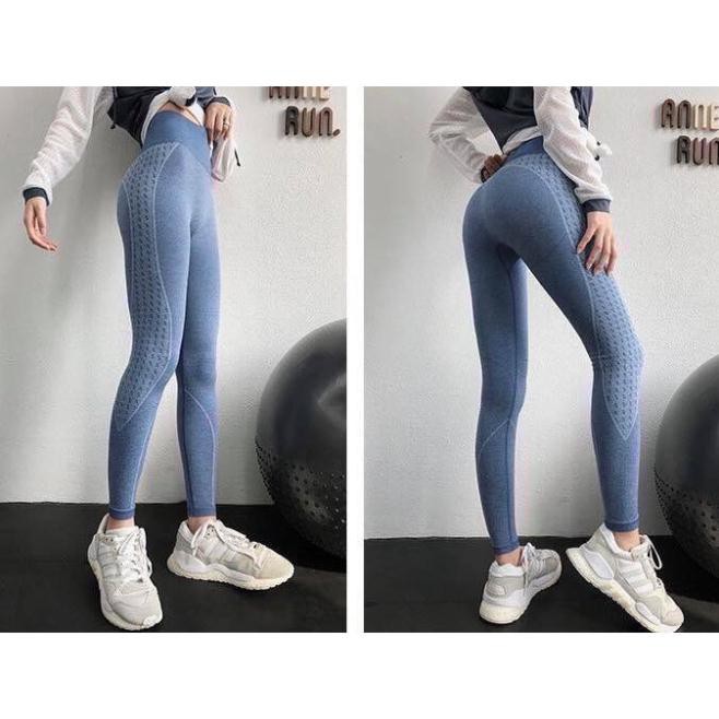 Quần Tập Gym Nữ [LEGGING] Naqi Vân Sóng [ĐỒ TẬP GYM NỮ]