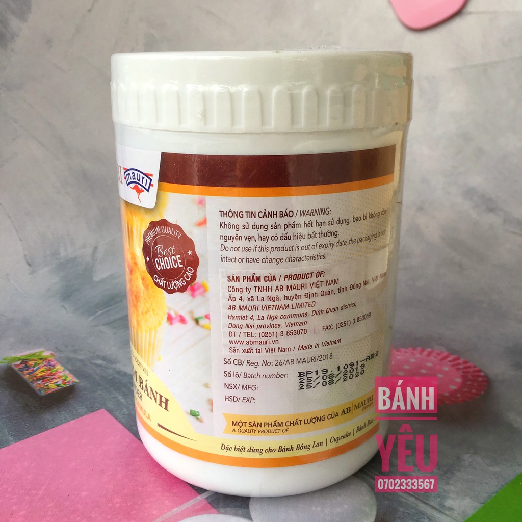 Bột nổi Mauri hộp - 1kg (Hủ nguyên) - PL150A
