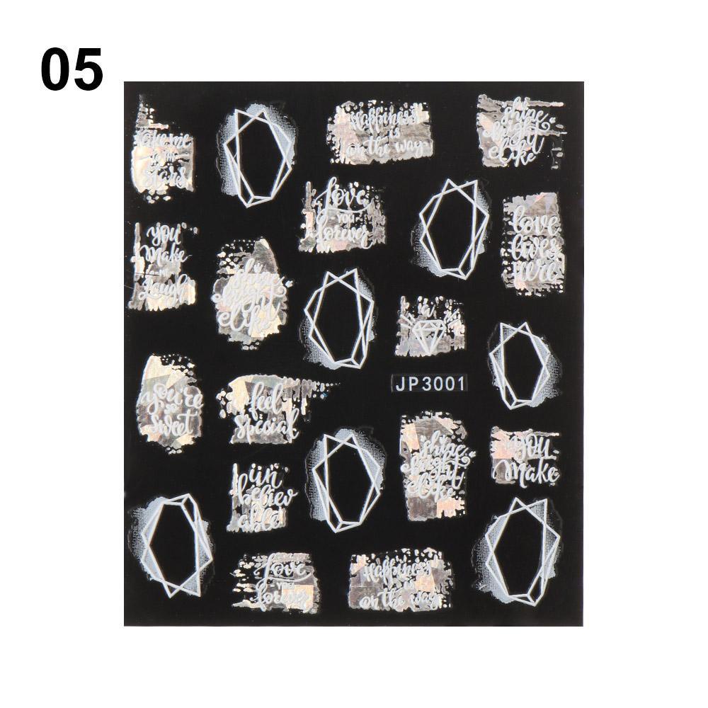 XIANTIN Miếng DáN Trang Trí MóNg HìNh Bông TuyếT 3D