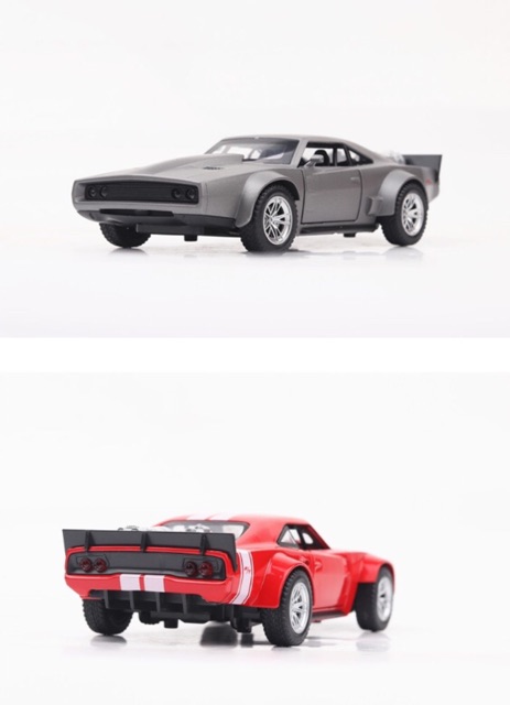 Xe Mô Hình 1:32 Dodge Chager RT Fast Furious có hộp và đế