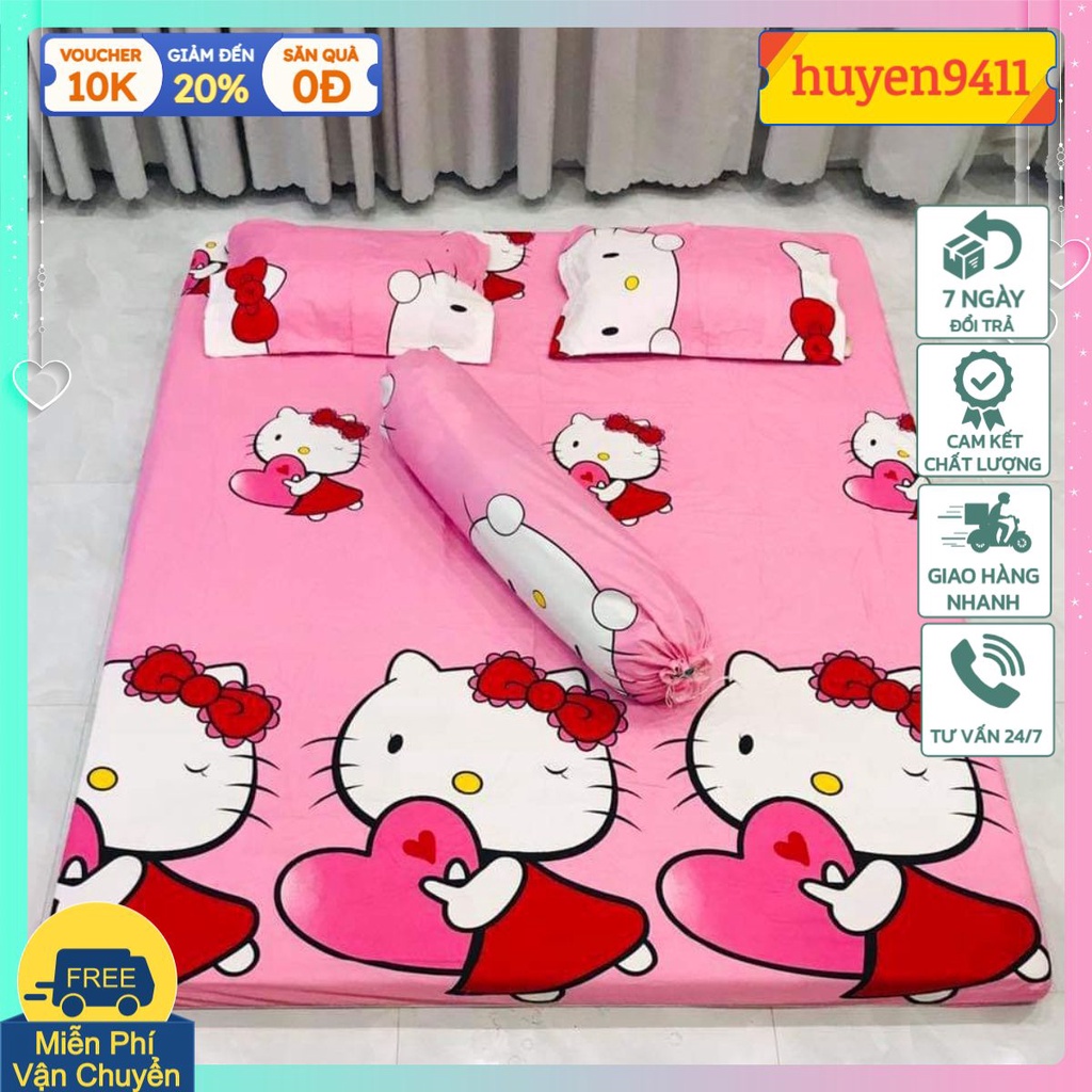 mẫu kitty ôm tim