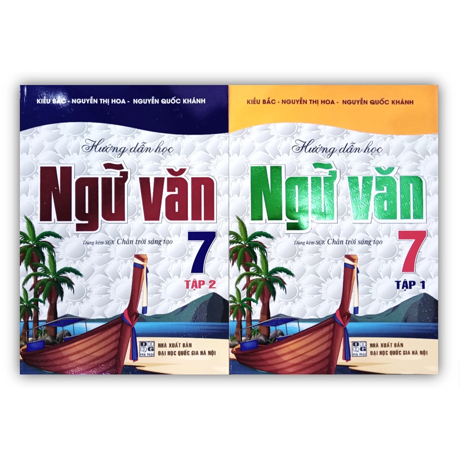 Sách - Combo Hướng Dẫn Học Ngữ Văn Lớp 7 - Tập 1 + tập 2 (Dùng Kèm SGK Chân Trời Sáng Tạo)