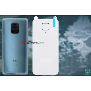Dán Dẻo PPF Full Mặt Sau Lưng Xiaomi Redmi Note 9 - Note 9s
