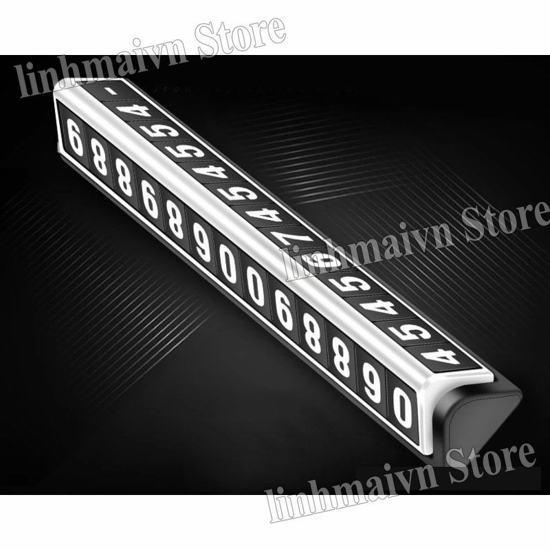 Bảng Số Điện Thoại Ô Tô (mẫu 3)- phụ kiện xế hộp