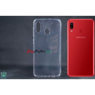 Ốp lưng dẻo tpu silicon trong suốt cho samsung a20/a30 sm