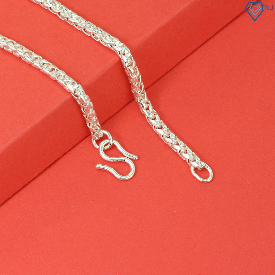 Dây chuyền bạc cho bé hình con chuột khắc tên DCT0064 Trang Sức TNJ