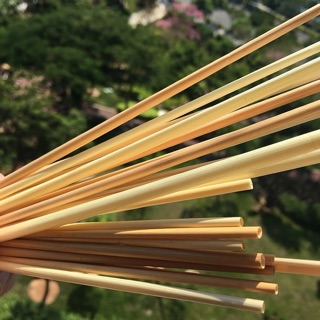 Ống hút cỏ lúa mì khô (Combo 100 ống)