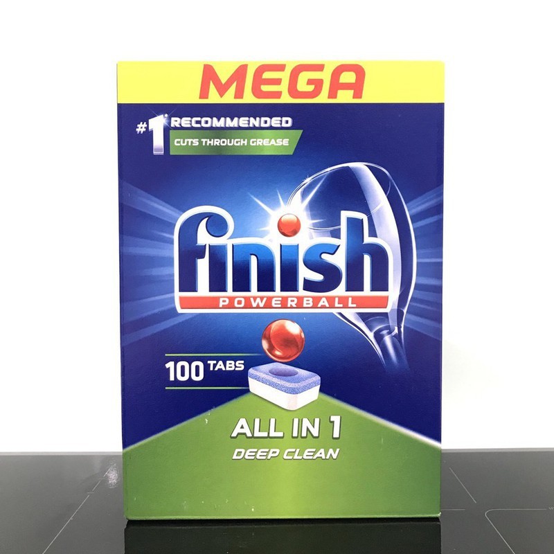 Viên rửa chén bát ly finish 66v All in 1 tổng hợp bột muối bóng...