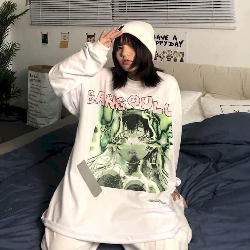 Áo BANG cô gái xanh tay dài TH6