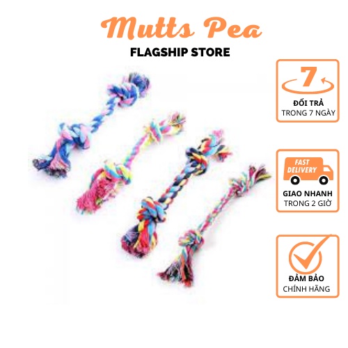 Đồ chơi dây thừng cho chó mèo - Mutts Pea