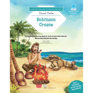Sách - Khám phá khoa học từ văn học kinh điển - Robinson Crusoe
