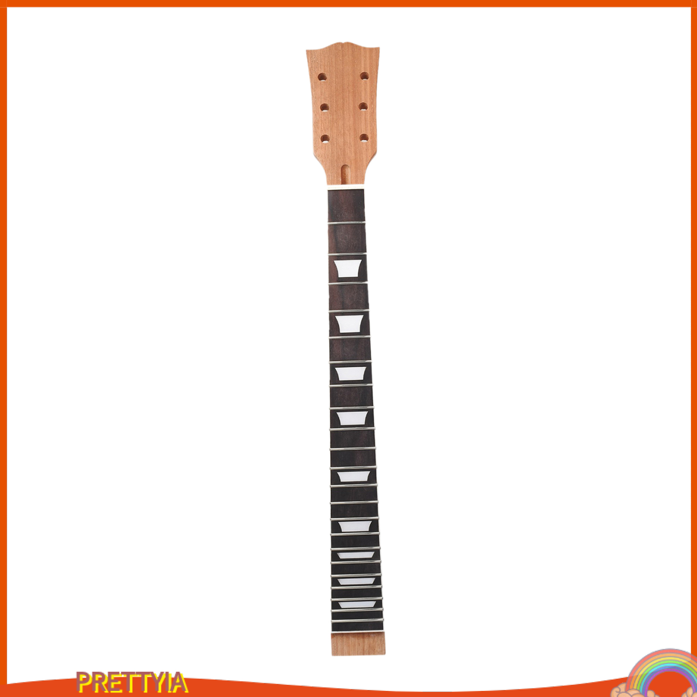 [PRETTYIA]Guitar Neck 22 fret,24.8 inch Mahogany Fretboard for LP Electric Guitar