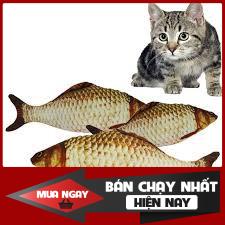[FREESHIP] (Đổ sỉ) Cá nhồi bông catnip cho mèo