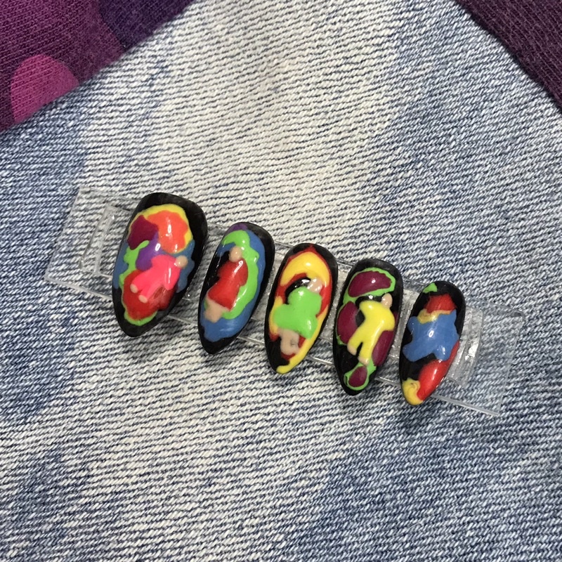 NAILBOX THIẾT KẾ HÌNH NGƯỜI - KHOCUAMEI