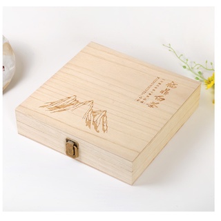 Hộp đựng trà phổ nhĩ bằng gỗ bánh 357g cao cấp