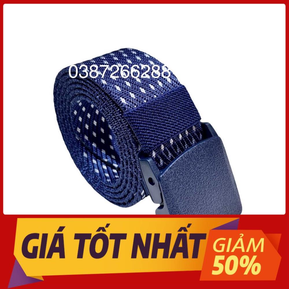 Dây lưng vải dù thời trang đẹp thắt lưng nam quân đội vải dù mặt nhựa nắp gập độc đáo trẻ trung cá tính ®️