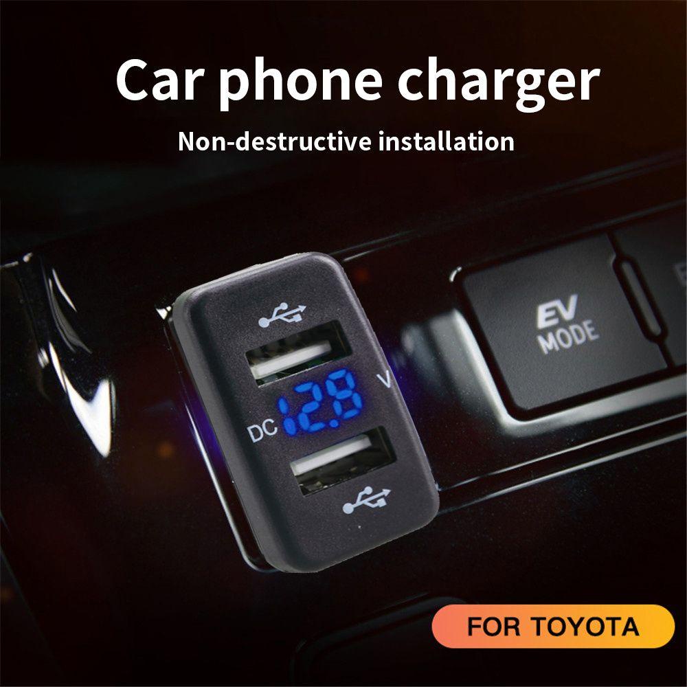 Tẩu Sạc Hai Cổng USB Chuyên Dụng Cho Xe Hơi Toyota