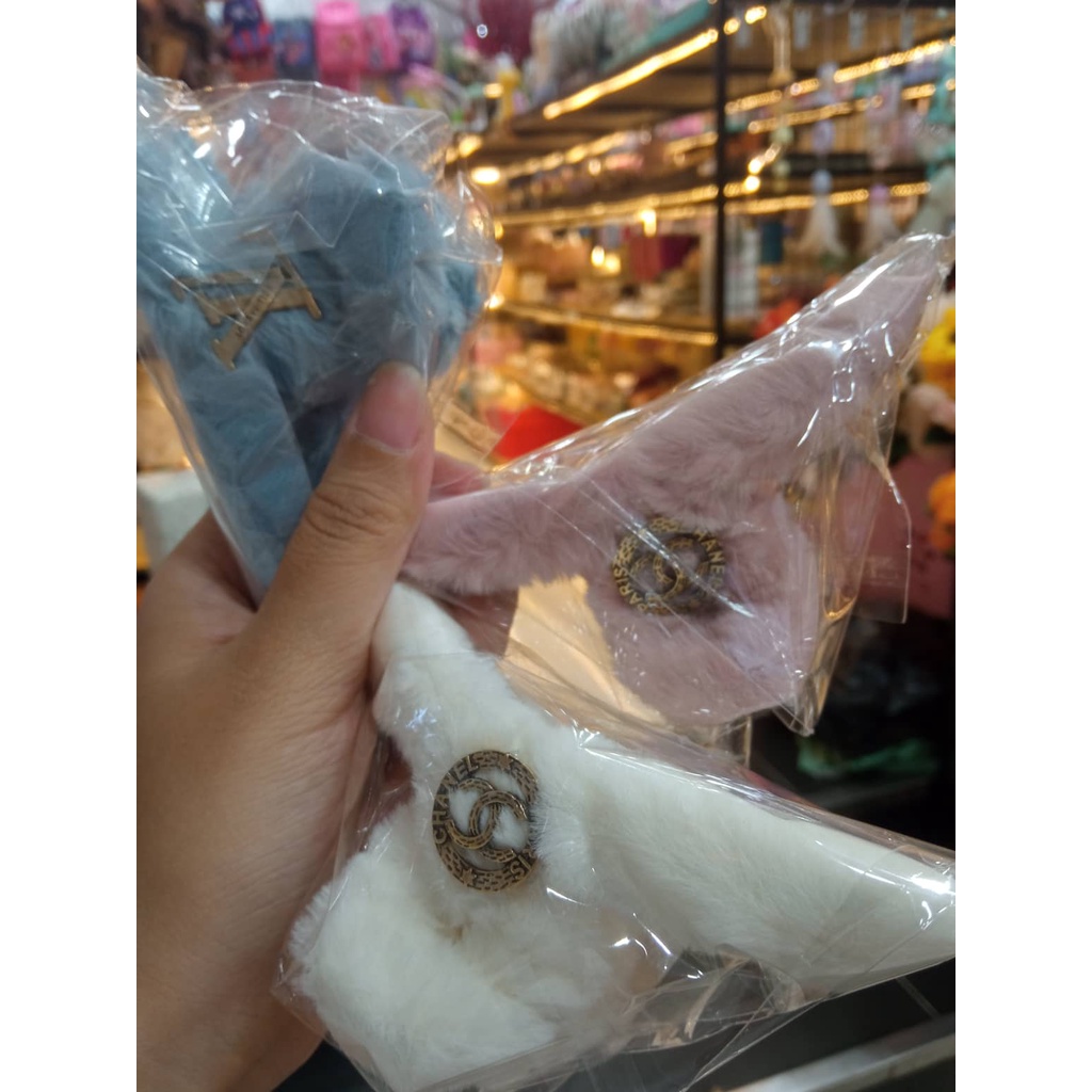 Kẹp tóc càng cua phối lông Hàn Quốc