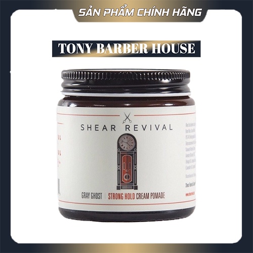 Pomade tạo kiểu tóc Shear Revival Gray Ghost Cream Pomade 100ml