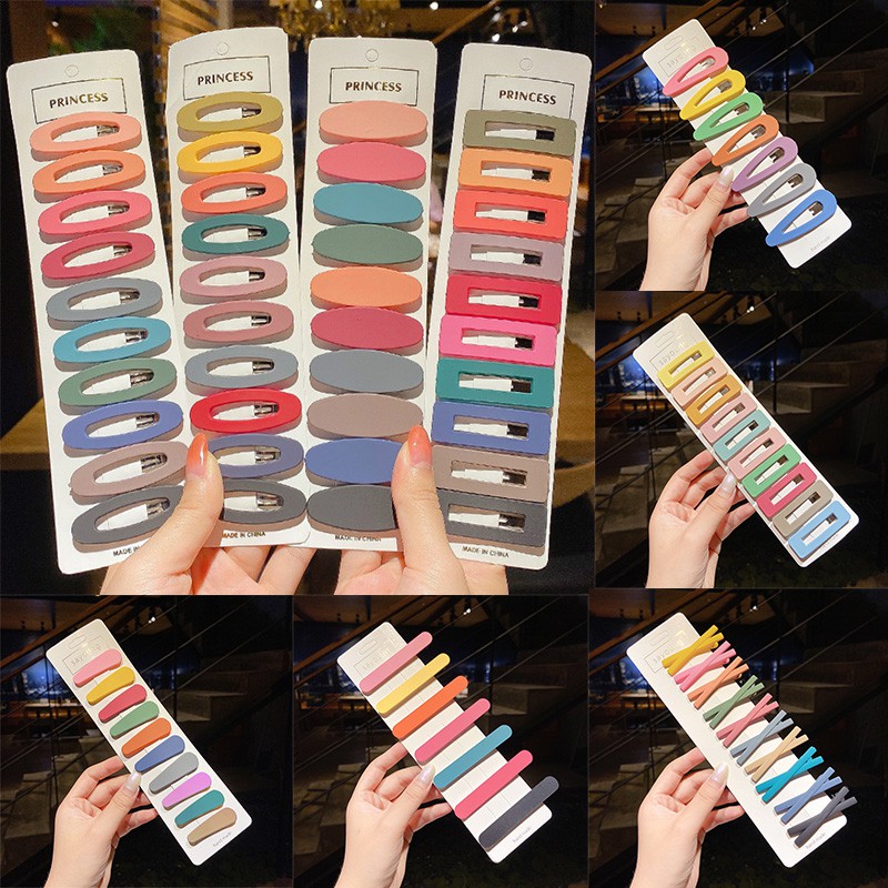 Bộ Kẹp Tóc Đơn Giản Phong Cách Hàn Quốc Cho Nữ