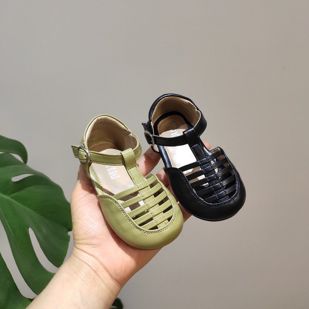 Hàng Mới Về Giày Sandal Hở Ngón Đế Mềm Thoải Mái Thời Trang Mùa Hè Cho Bé Gái 1-6 Tuổi
