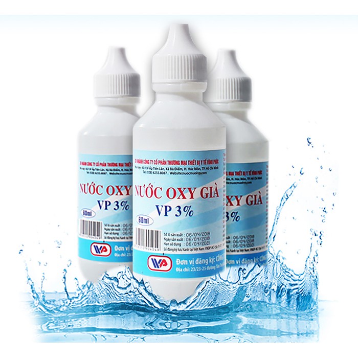 NƯỚC OXY GIÀ VP 3%, 01 CHAI 60ML