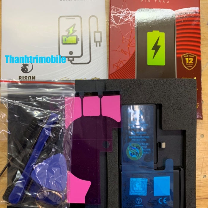 Pin iP X Bison dung lượng cao 3100mAh