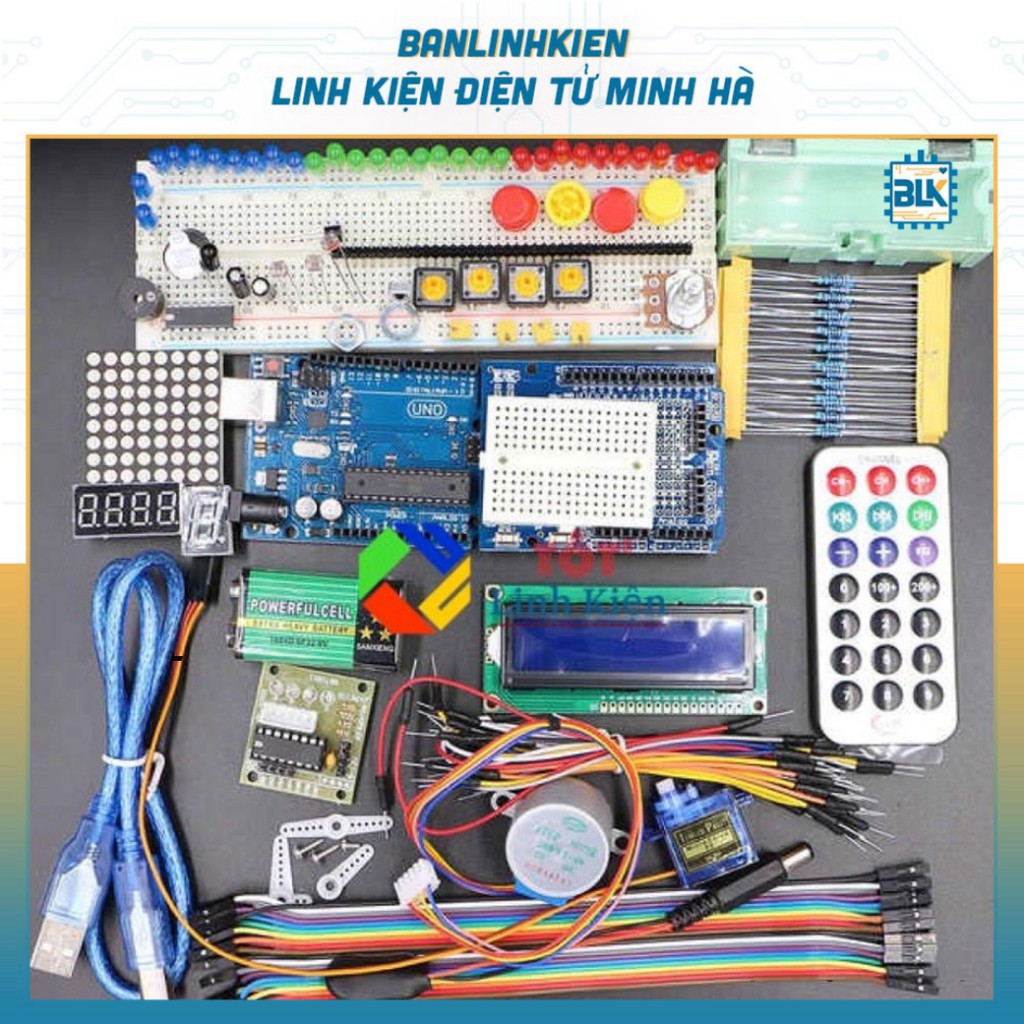 Bộ Kit Học Tập Arduino un0 R3 Cơ Bản