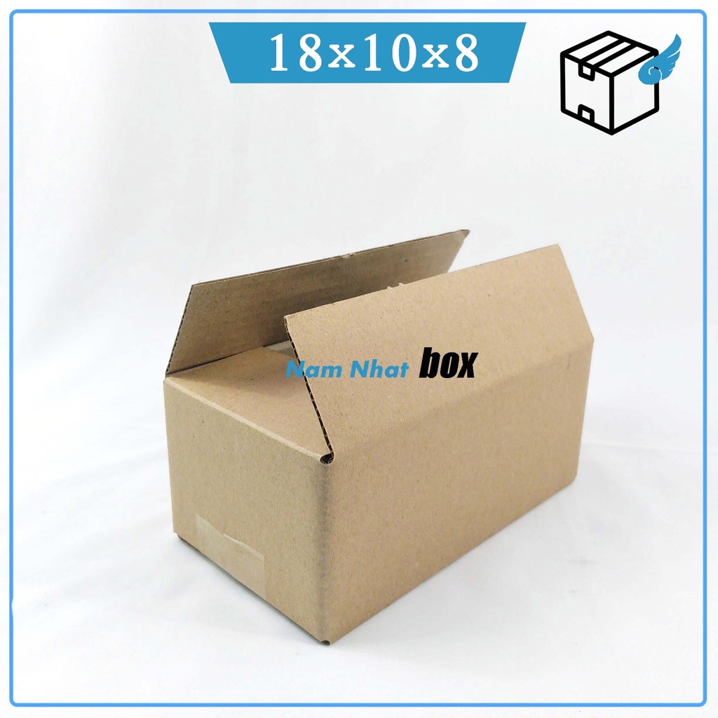 Hộp carton gói hàng 18x10x8cm ,hộp giấy đóng hàng - NamNhat Box