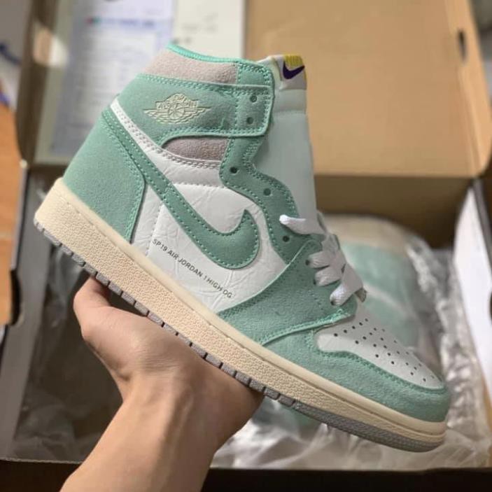 ✔️Giày Sneaker Jordan 1 High Xanh Ngọc Full Box Freeship ✔️