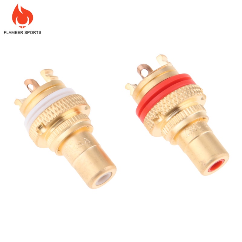 Set 2 Đầu Nối Rca Chuyên Dụng Chất Lượng Cao