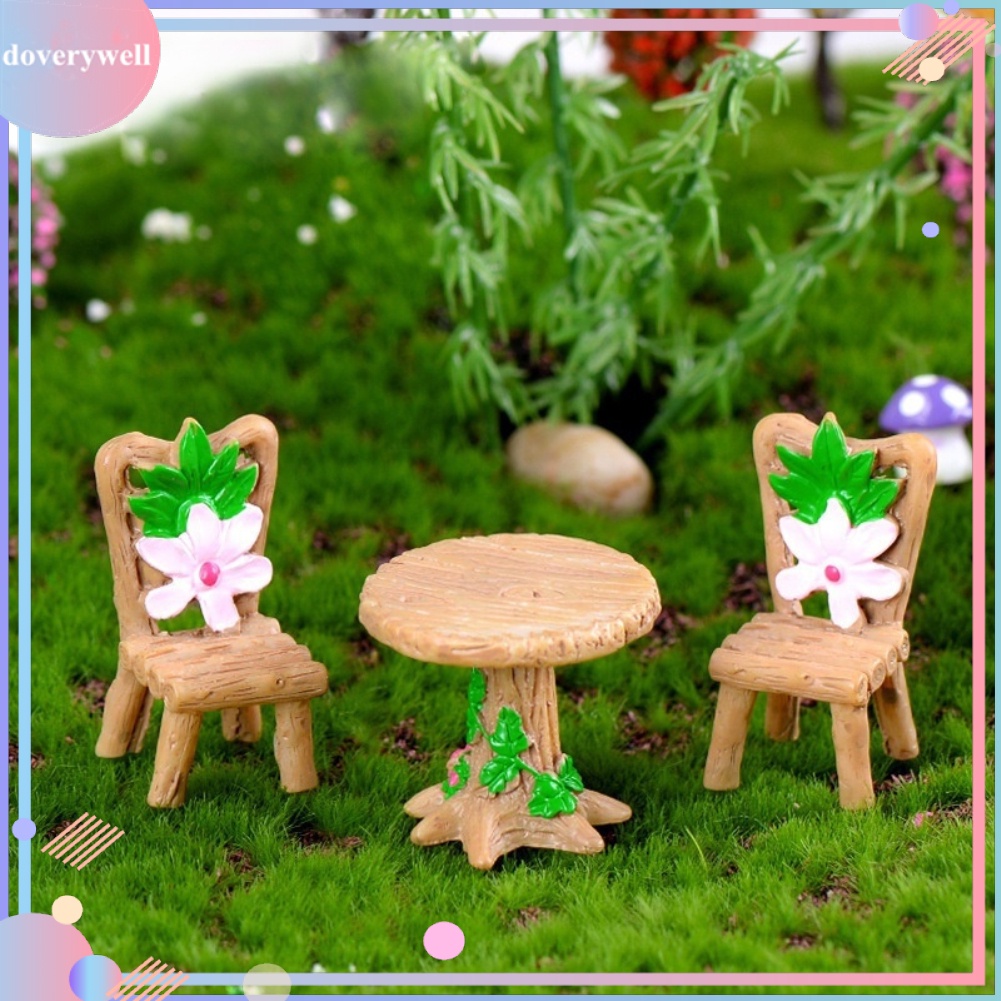 Mô Hình Ghế Ngồi Mini Bằng Nhựa Resin Dùng Trang Trí Tiểu Cảnh